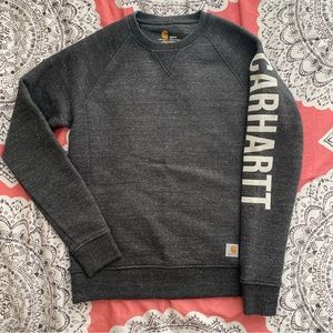 Charcoal Gray Marl Carhartt Crewneck Sweatshirt